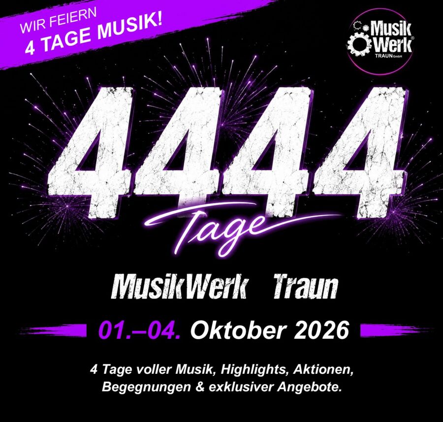 4444 Tage MusikWerk Traun – 4 Tage Musik!