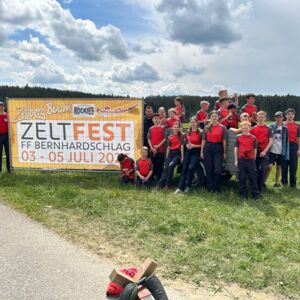 VORDERWEISSENBACH. 3x2 Karten für das Zeltfest der FF Bernhardschlag, Freitag, 3. Juli