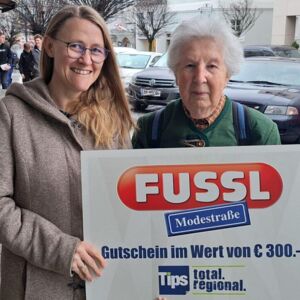 BEZIRK ROHRBACH. 1x100 Euro-Warengutschein der Fussl Modestraße