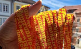 HASLACH. 5 x  2 Eintrittsbänder für das Kranzlingfest, 22. bis 25. Mai