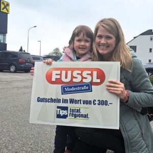 BEZIRK ROHRBACH. 1x100 Euro-Warengutschein der Fussl Modestraße