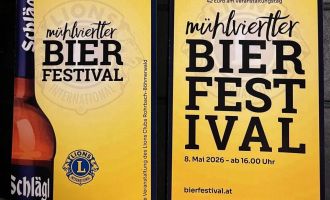 AIGEN-SCHLÄGL. 2x2 Freikarten für das Lions-Bierfestival am 8. Mai in der Stiftsbrauerei