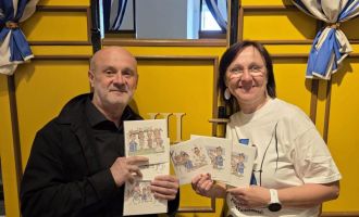 RAINBACH. 3 Karikatur-Billetts von Rupert Hörbst zu gewinnen.