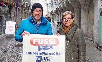 STEYR. 100 Euro-Gutschein der Fussl Modestraße