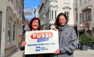 STEYR. 100 Euro-Gutschein der Fussl Modestraße