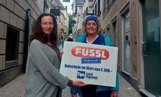 STEYR. 100 Euro-Gutschein der Fussl Modestraße