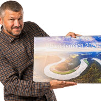 LINZ. 3 Panorama-Kalender von Johann Steininger