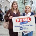 RIED. 1 x 100 Euro-Warengutschein der Fussl Modestraße im Rahmen der Glücksengerl-Aktion zu gewinnen