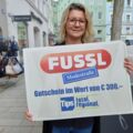 RIED. 1 x 100 Euro-Warengutschein der Fussl Modestraße im Rahmen der Glücksengerl-Aktion zu gewinnen