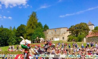 REICHENAU. 5 x 2 Karten für das Ritterfest von 8.-9. August, Burgruine Reichenau