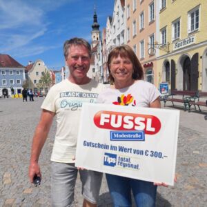 SCHÄRDING. 100 Euro-Gutschein der Fussl Modestraße