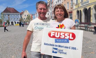 SCHÄRDING. 100 Euro-Gutschein der Fussl Modestraße