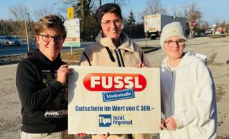 VÖCKLABRUCK. 1x100 Euro Gutschein von der Fussl Modestraße