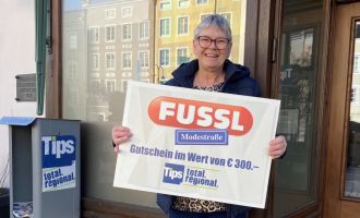 BRAUNAU. 1x100-Euro-Gutschein von der Fussl Modestraße