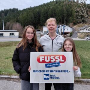 BEZIRK PERG. 100 Euro Fussl-Warengutschein