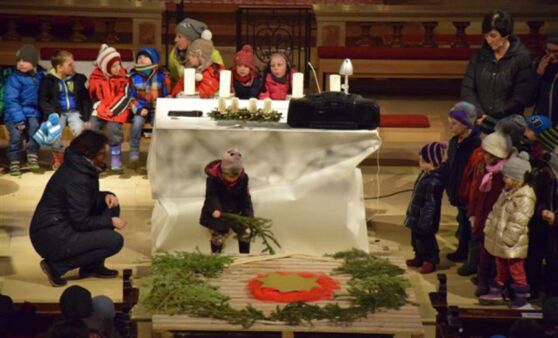 Adventfeier des Kindergartens