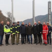 Länderübergreifende Hochwasserschutzübung an der Donau