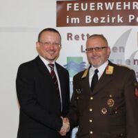 Wahltag im Feuerwehr-Abschnitt Perg: Helmut Knoll als Kommandant bestätigt
