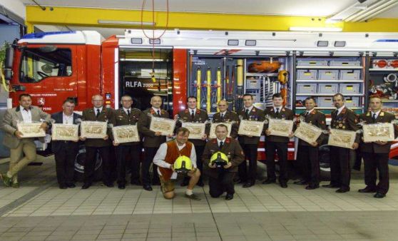 Freiwillige Feuerwehr Perg holte Fahrzeugsegnung nach