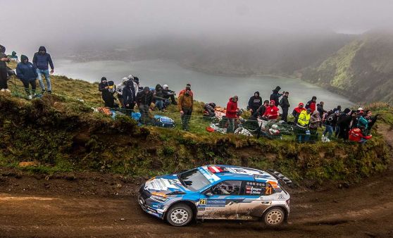 Mauthausener Rallye-Ass Simon Wagner beendet EM-Lauf auf den Azoren sensationell am Podest