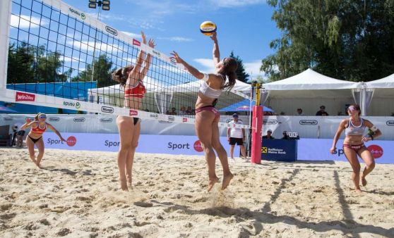 Beachvolley in Seewalchen/Litzlberg