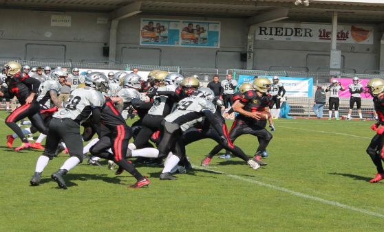 American Football: Gladiators Ried vs Huskies Wels 30:19