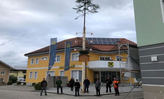 Mini-Maibäume der Landjugend