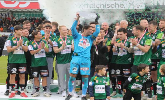 SV RIED: Spiel gg. Vienna (1:1) und Meisterfeier, 25. Mai 2025 (Galerie 2)