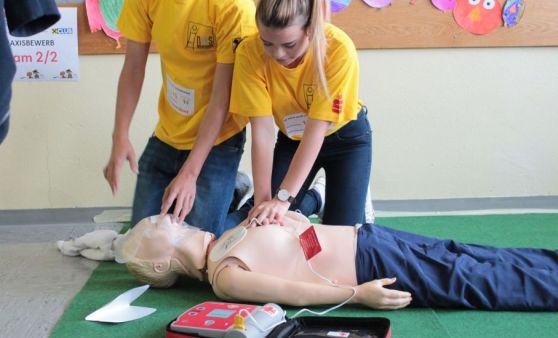 Bildergalerie: Landesbewerb der Ersthelfer in der NMS St. Martin