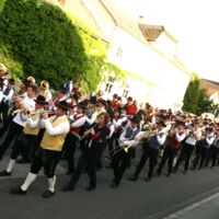 Sternmarsch zum Kick Off zum Bezirksmusikfest 2020 in Arnreit