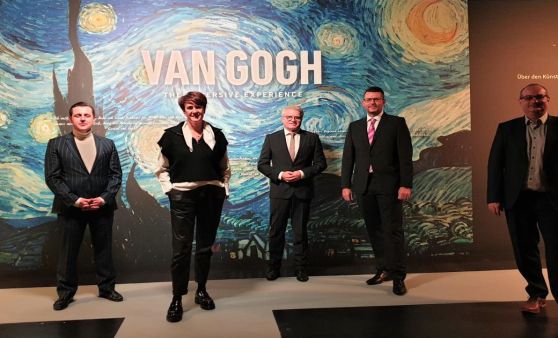 "Van Gogh - The Immersive Experience": Ausstellung in der Tabakfabrik Linz offiziell eröffnet