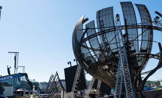 „Odyssey“: Klangwolken-Aufbau in Bildern