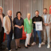 Benita Ferrero-Waldner besucht Zaunergroup in Wallern