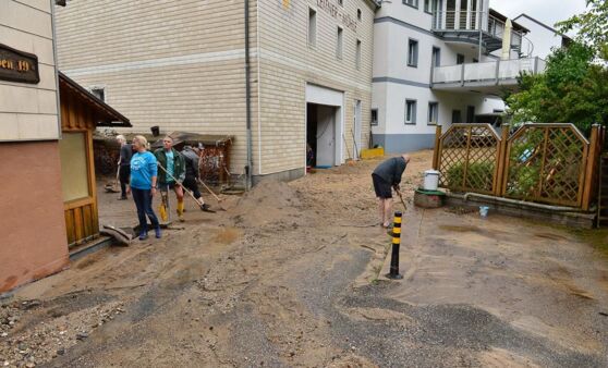 Überflutungen nach Starkregen