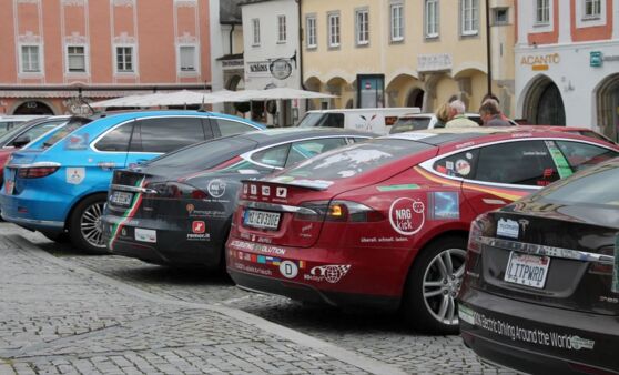 Weltweite E-Rallye macht Boxenstopp in Freistadt