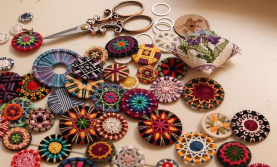 Ausstellungseröffnung Sabine Krump - Zwirnknöpfe - im MÜK