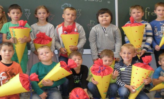 Schulanfänger aus dem Bezirk