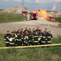 Gase unter Kontrolle - spannende FF Übung am Gelände der OMV Gänserndorf