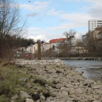 Baustellenfotos: Stadtplatzgarage Steyr & Steg über die Enns