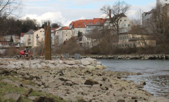 Baustellenfotos: Stadtplatzgarage Steyr & Steg über die Enns