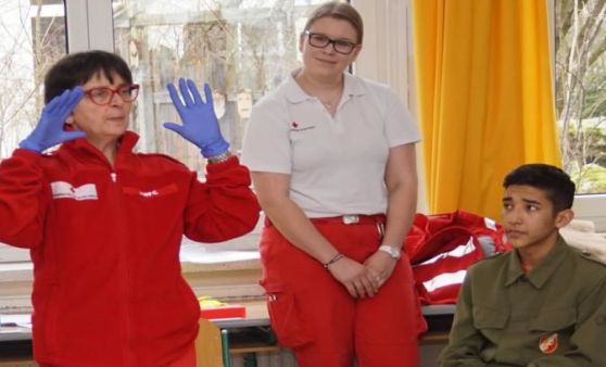 Jung-Florianis machen sich fit für Wissenstest