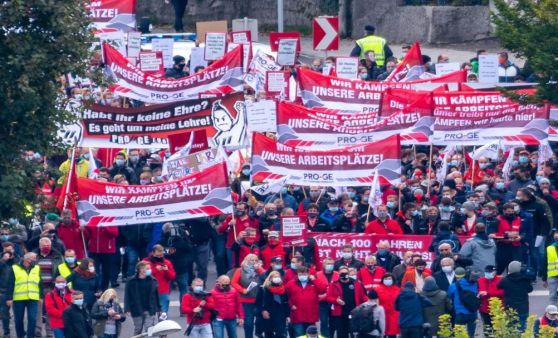 MAN Steyr: Warnstreik und Kundgebung