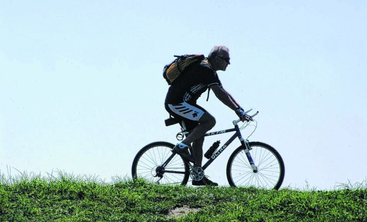 Kein Stress bei Land und BB Radweg  auf Haager  Lies  l sst 