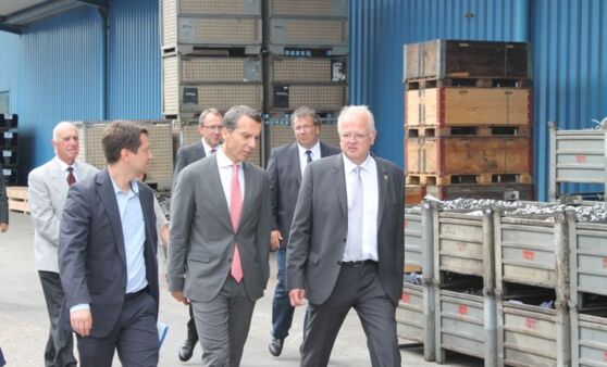 Bundeskanzler Kern zu Gast in Krems