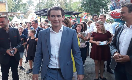 Sebastian Kurz am Wachauer Volksfest 2019