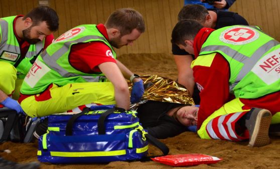 Samariterbund OÖ übt für den Ernstfall