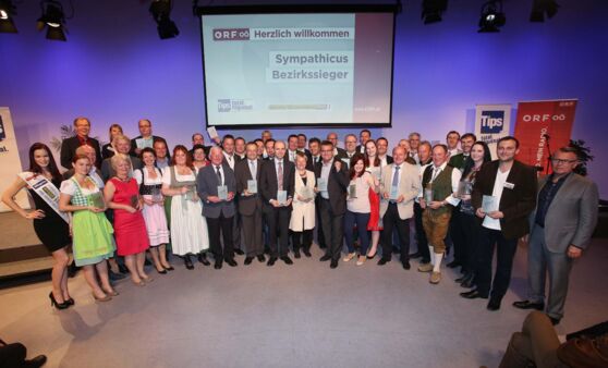 Bezirkssiegerehrung Sympathicus 2015 am 12.05.2015