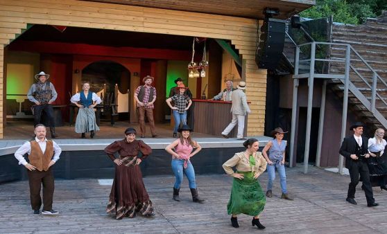 Die lustigen Weiber - eine Westernparodie mit Livemusik -im Theater am Fluss