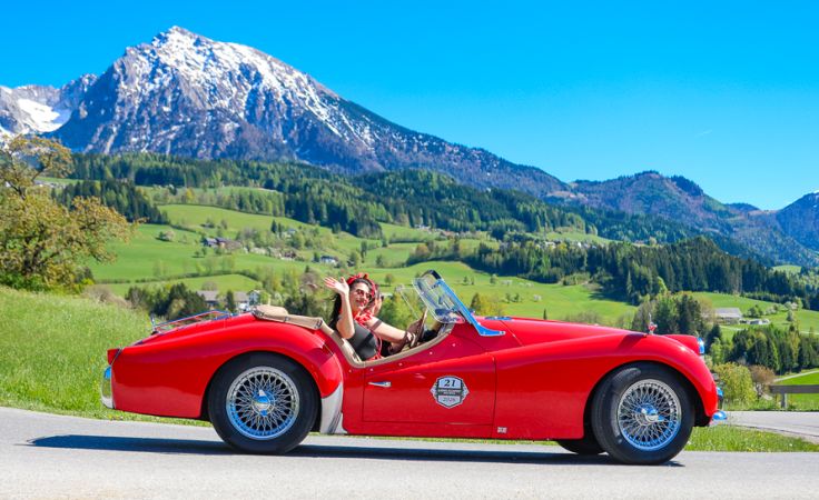 Über 100 Oldtimer bei der Lions Classic in Bad Hall