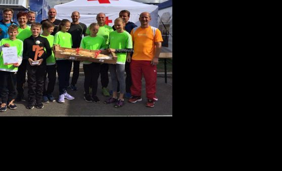 Erster Platz für die Musikmittelschule Saxen bei der Aktion LAUFEND HELFEN in Schwertberg